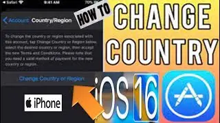 How to Change Country in App Store without Credit Card  in iOS 16