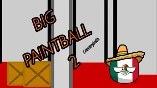 Countryballs juegan BIG paintball 2! Parte 1