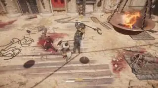 Assassin's Creed Origins- Gladiator Boss Fight Gameplay in 4K - E3 2017