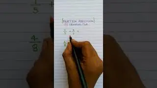Fraction Addition | Fraction Easy Trick | Easy Fraction Trick #shorts #math #mathstricks #reasoning
