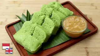 Ekonomis Pakai Tepung Beras! Resep KUE PANDAN KUKUS / Apem Lembut Tahan Lama