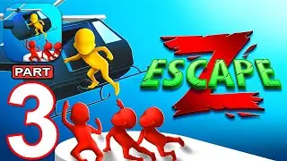 Z Escape - Zombie Machine Gun - Gameplay Walkthrough Part 3 Stickman Zombie War Army Commander