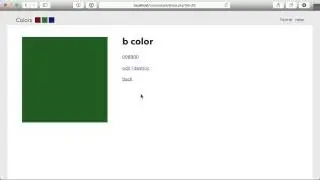 PHP30.4 Example: OOP CRUD New for Colors Part 2