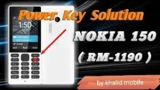 Nokia 150 power key ways
