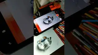 3D Art Coffee 😋☕#shorts #youtubeshorts #shortsart #art #artist #3dart #drawing #coffee #rahiljindran