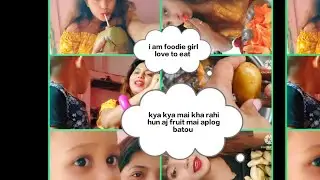 Aj maine kya kiya sare din 😂 , comment me aplog batou. (coconut water, Apple ,guava, papaya,pizza)