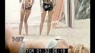 1960s Beach Scene, Bikini Go-Go Dance