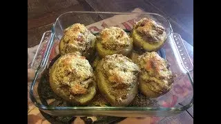 Recipe for MY POTATOES STUFFED WITH WILD MUSHROOMS 