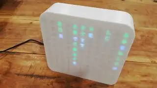3D printed Animated Word Clock
