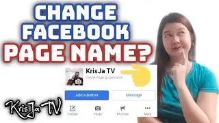 How to Change Facebook Page Name? || Paano Magpalit ng Pangalan sa Facebook Page?