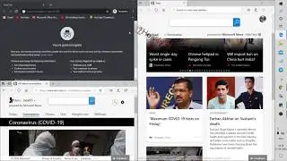 How to Split Screen for Multi-Tasking using Windows 10 Snapping| split screen into half| windows tip
