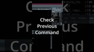 Check previously run command