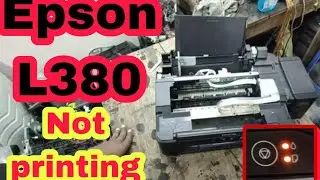 Epson L380 head abnormal double light error | Ink pad is end |Epson resetter🔥