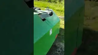 Т-40, китайский пресс, заготавливаем сено(рулоним)