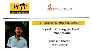 Web Project Task 02 | 1st Year | Java Institute | Dulash Oshitha