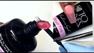 PolyGel Nails Sculpted Nail Forms | Demo & First Impression Royal Pink Tones Fashion Gel