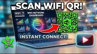 How To Scan WiFi QR Code On Laptop | Connect WiFi Without Password On PC (Windows 11/10 Guide)