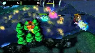 Dota - Team fight(Kazakh classes vs Russhian classes)