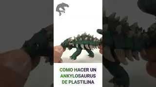ANKYLOSAURUS DE PLASTILINA Visita mi canal para el Procedimiento paso a paso