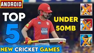Top 5 Best Cricket Games For Android Under 50 Mb | Best Graphics Cricket Games For Android