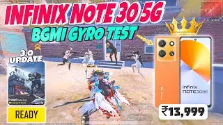 🔥Infinix Note 30 5G BGMI Test 2024 With Fps Meter : Shadow Force Mode 3.0