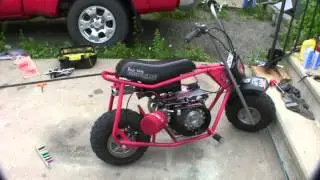 First Start of Racing Predator in Doodle Bug mini bike