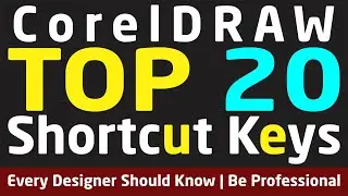 Corel Draw Top 20 Shortcut Keys, Corel Draw Tutorials In Urdu Hindi