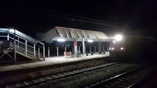 16751 Chennai Egmore - Rameswaram Boat mail Express at Sirkazhi onboard Uzhavan express