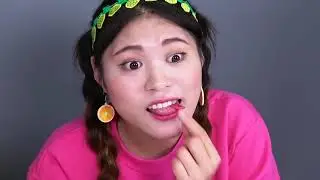 REAL FOOD VS CHOCOLATE FOOD CHALLENGE 초콜릿 챌린지 DONA 도나