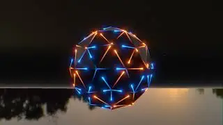 Wireframe Lights - Blender Eevee Animation
