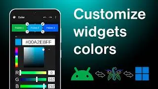 How to Style Widgets with Color Palettes | Keyboard Extension