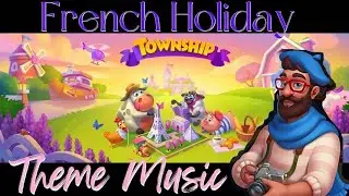 Township 🎵 French Holiday Theme Music ❤️ Romantic Vibes | 10-Minutes