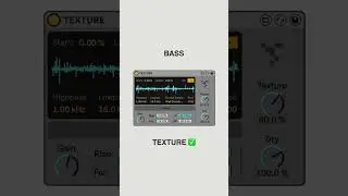 Add depth and character to any sound with TEXTURE ✨ for #AbletonLive #Shorts