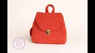 Zainetto Irene Realizzato con il Punto Canestro🎒| TUTORIAL