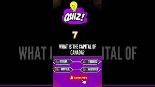 quiz! What is the capital of canada? #quiz #shorts #youtubeshorts #shortsfeed