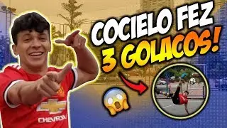 JULIO COCIELO JOGA MUITO? DESAFIO FUT ANDANDO! (Olha o  que ele fez!)