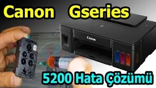 Canon 5200 error solution | Late Filling Solution | Manual Cartridge Refilling | Chapter. 527. 4K