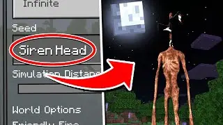 I USED the SIREN HEAD Seed and THIS HAPPENED.. (Minecraft)