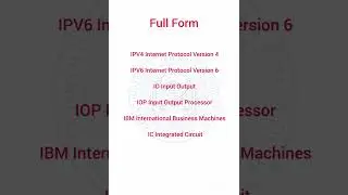 Full Form