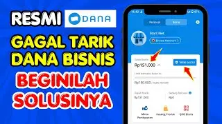 TERBARU‼️ Solusi DANA BISNIS Tidak Dapat Tarik Saldo
