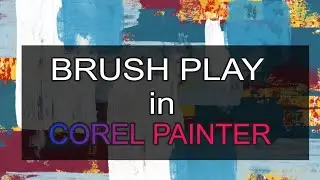 Corel Painter Brush Demo - Oil Brushes