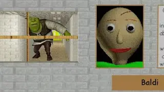 Shrek Chasing At Baldi's School
