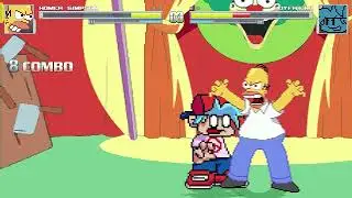 AN Mugen Request #2099: Homer Simpson VS Boyfriend