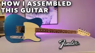 Building a Custom Fender Esquire Parstcaster! From Start to Finish