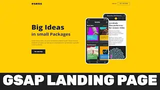 gsap landing page using scrollmagic animation - Part 3