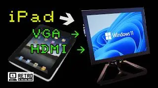 Turn any old Apple iPad into a real HDMI monitor (HDMI & VGA input) - NEW 2025 