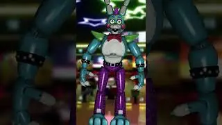 FNaF 2 Animatronics in the style of FNaF : Security Breach 