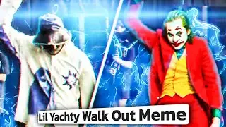 Lil Yachty transforms into Joker (Viggle AI)