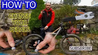 HOW TO REPLACE MTB PEDALS | REMOVE MTB PEDALS