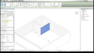 Выход в 3D-вид и редактирование стены в 3D
